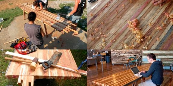 сделать стол своими руками